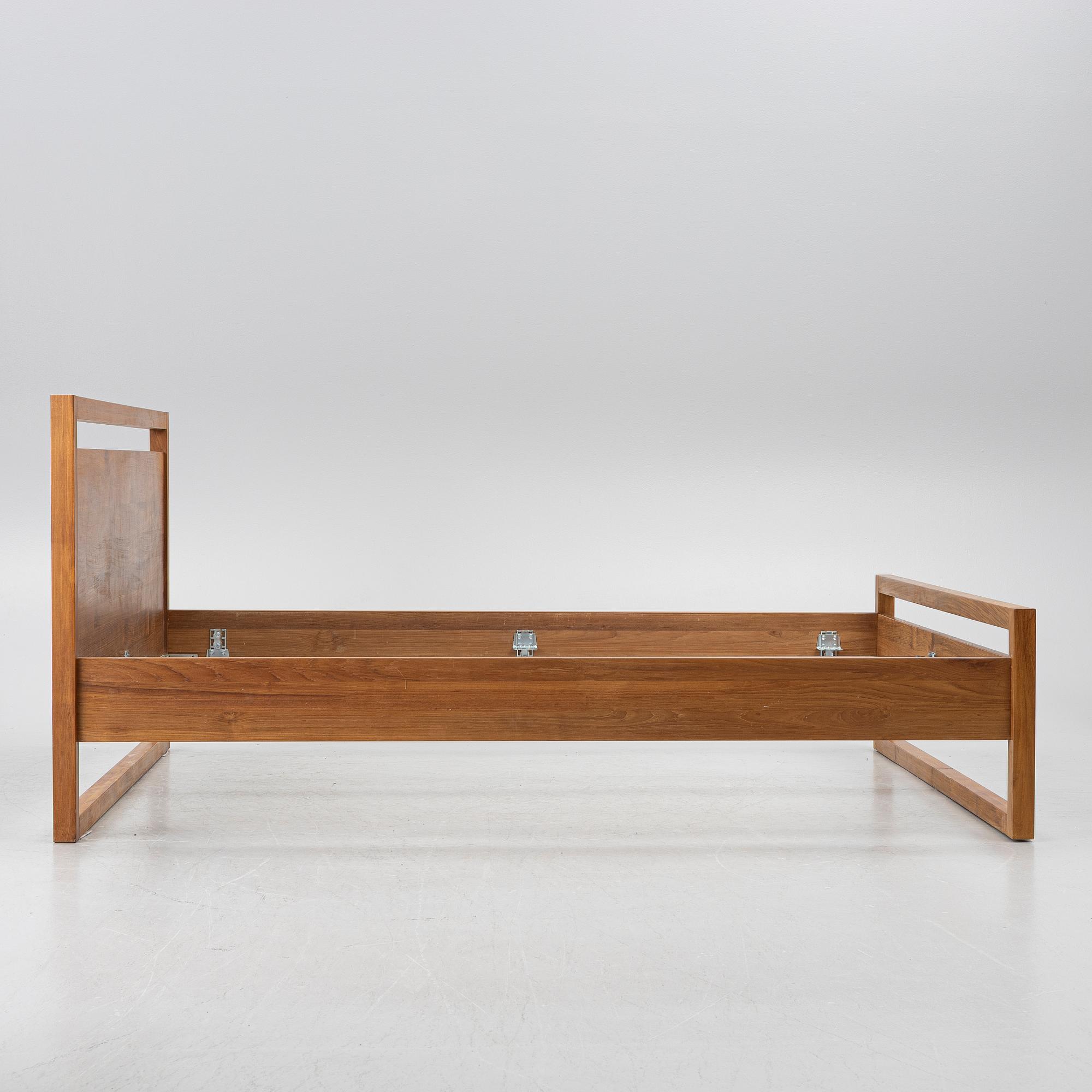 A bed frame from Ethnicraft.