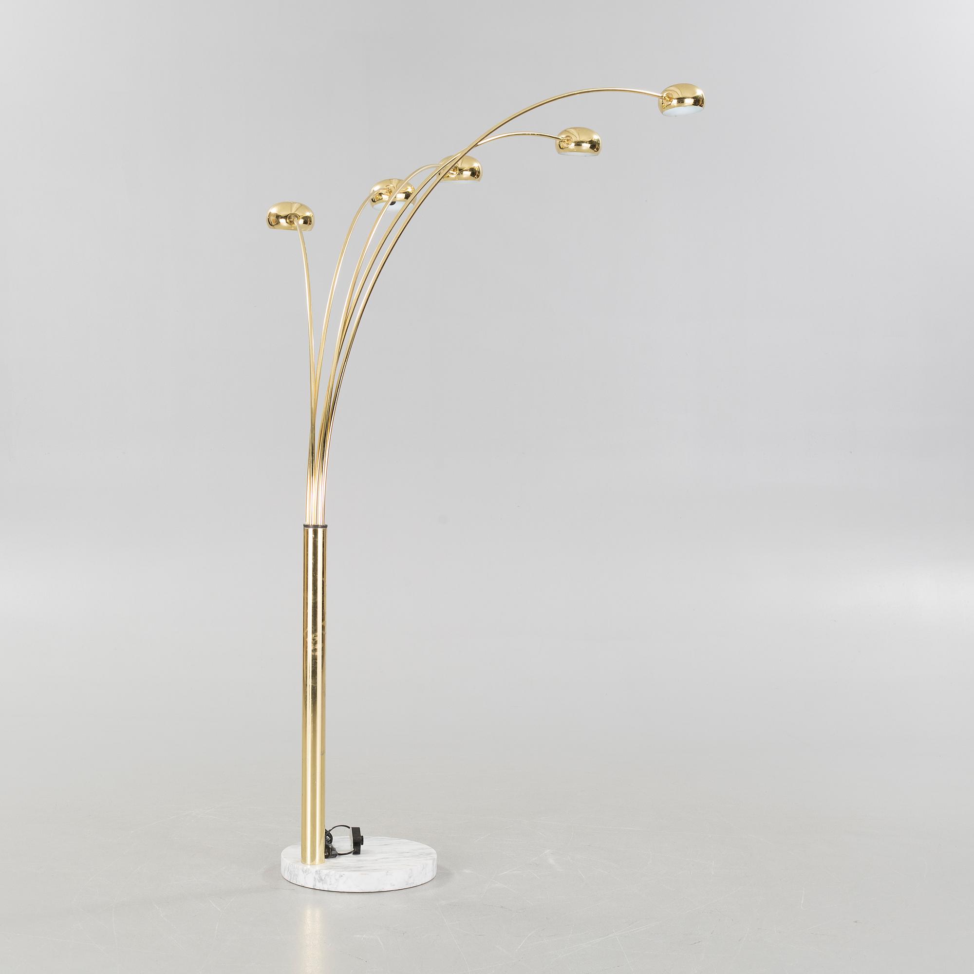 A 1970/80s floor lamp, probably "ustav" by Atelje Lyktan.
