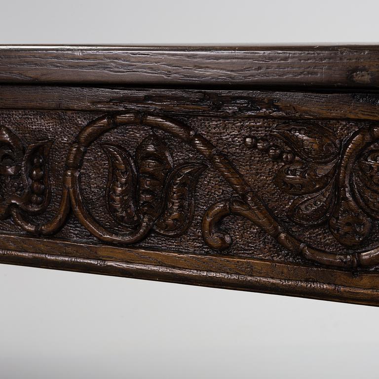 A library table, Baroque-style, 1900s.