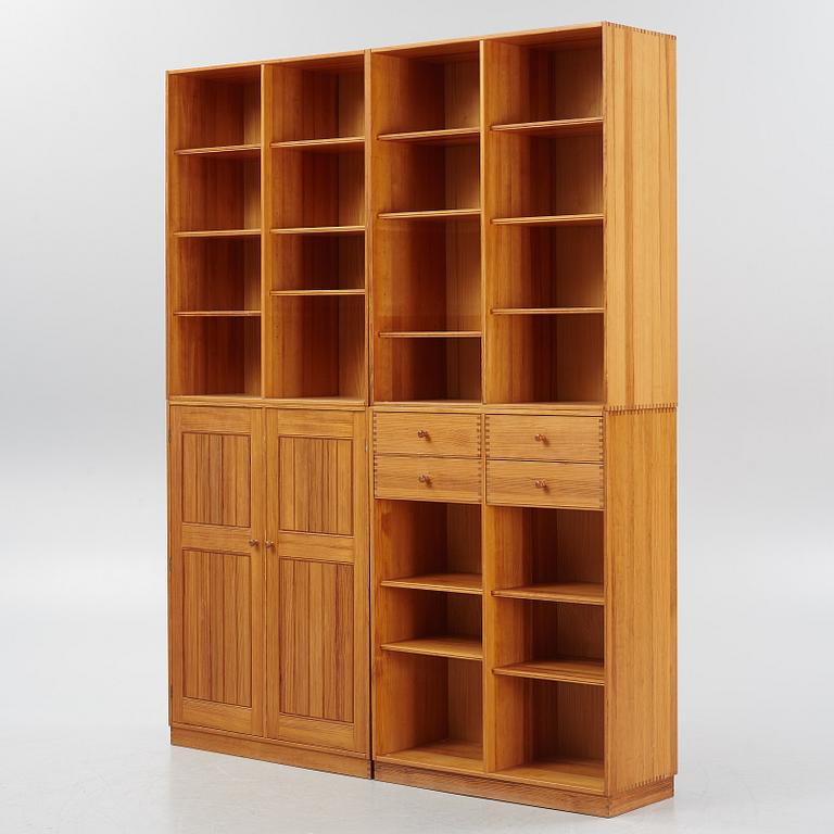 Andreas Hansen, a set of four bookcase modules from Hadsten Træindustri, Denmark.