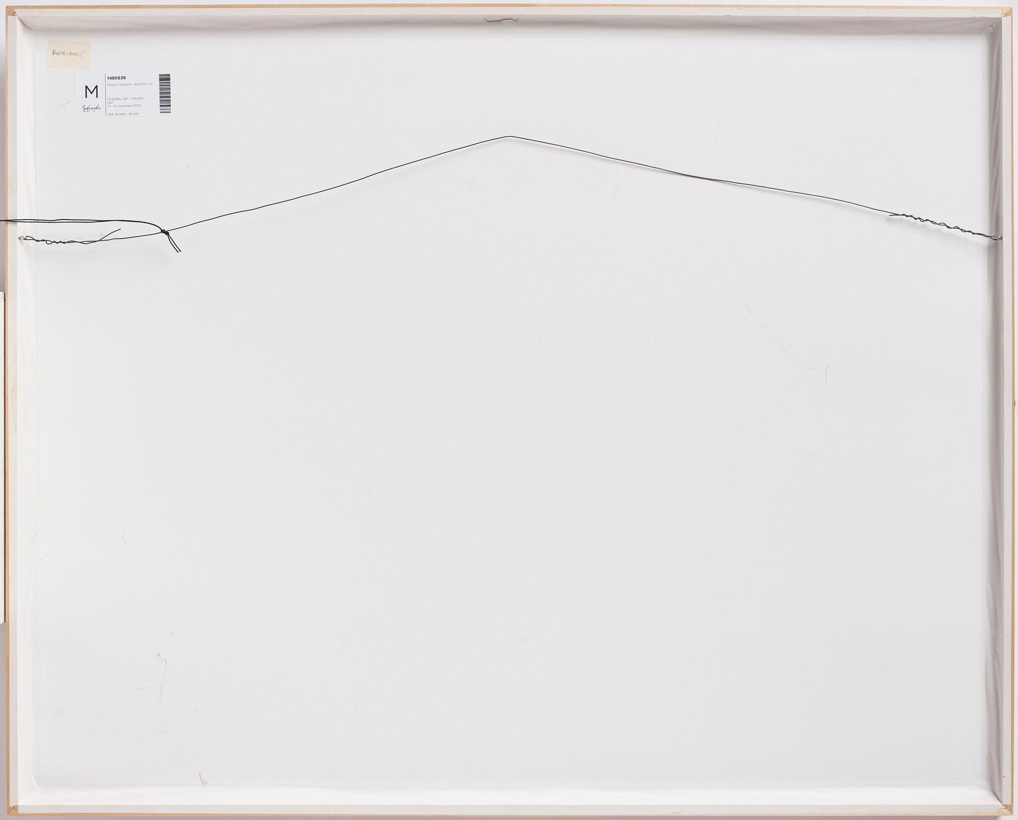 Bengt Lindström, Untitled.