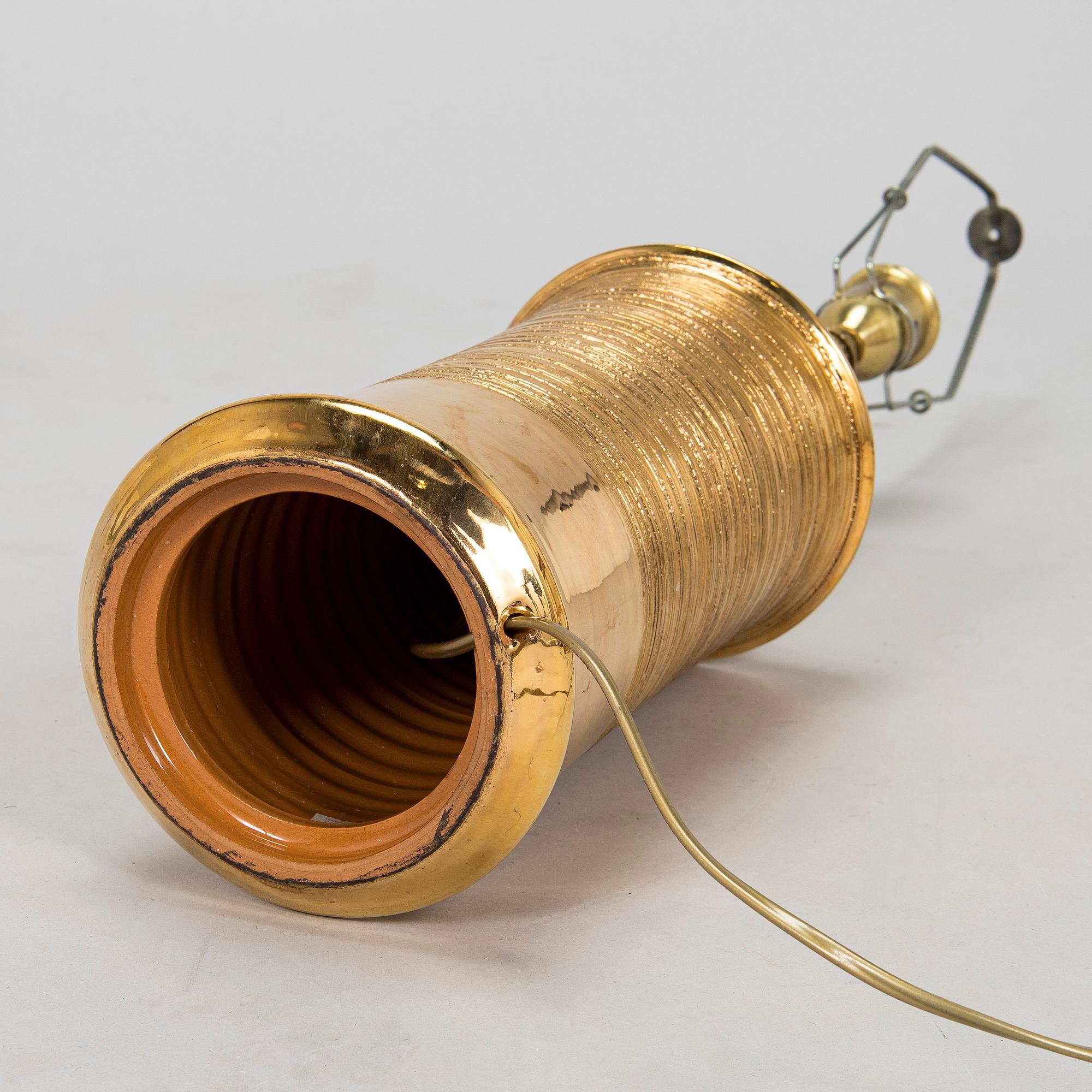Aldo Londi, a 1960s/70s table lamp for Bitossi, Italy,