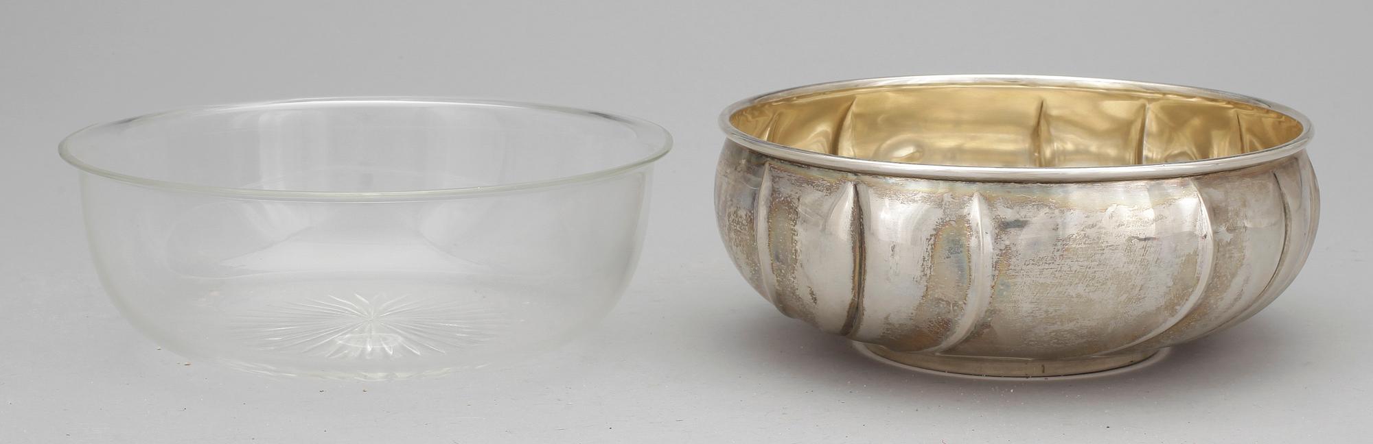 SKÅL, silver, Stockholm, 1917. Vikt ca 200 gram.