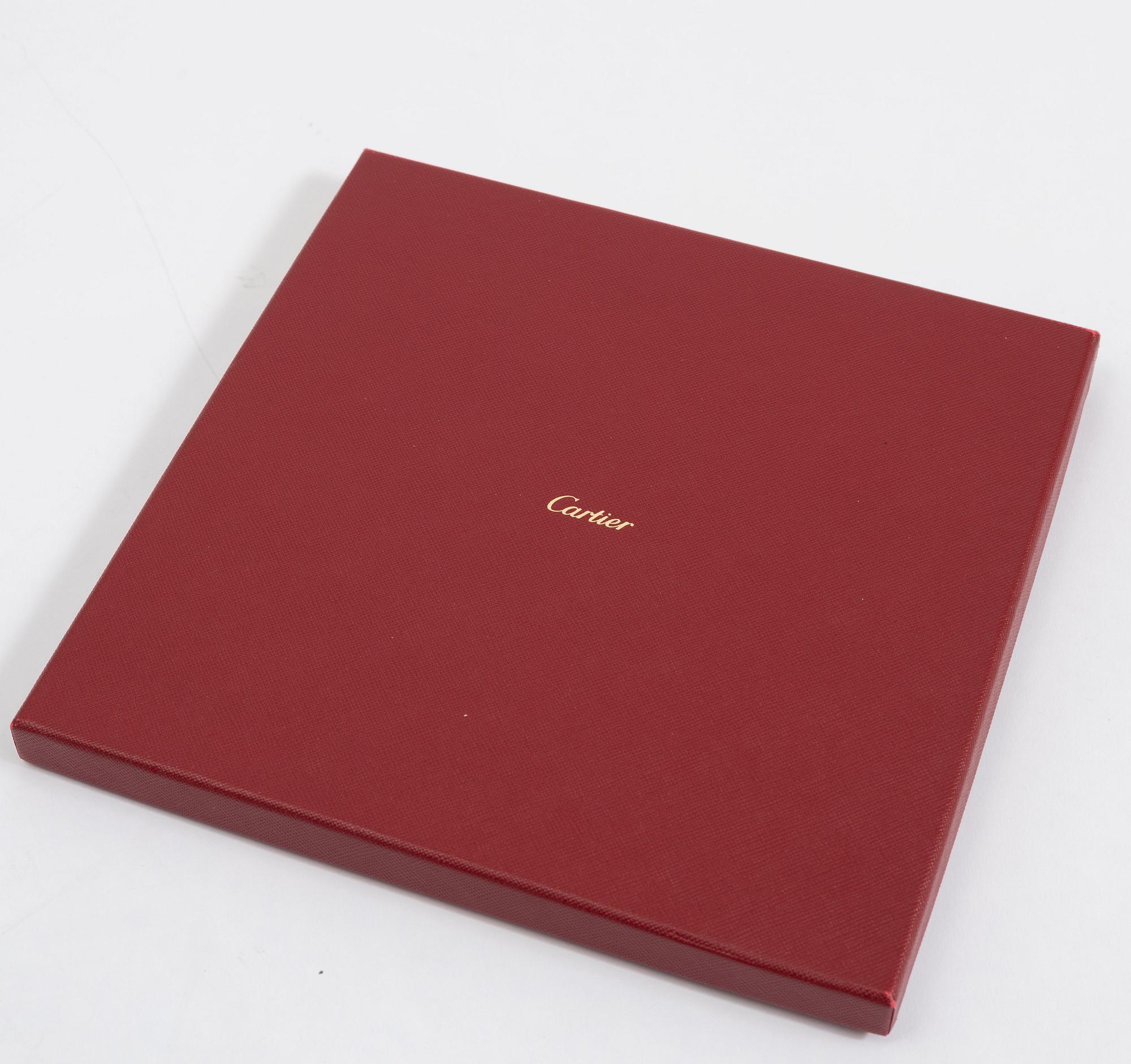 Cartier, scarf.