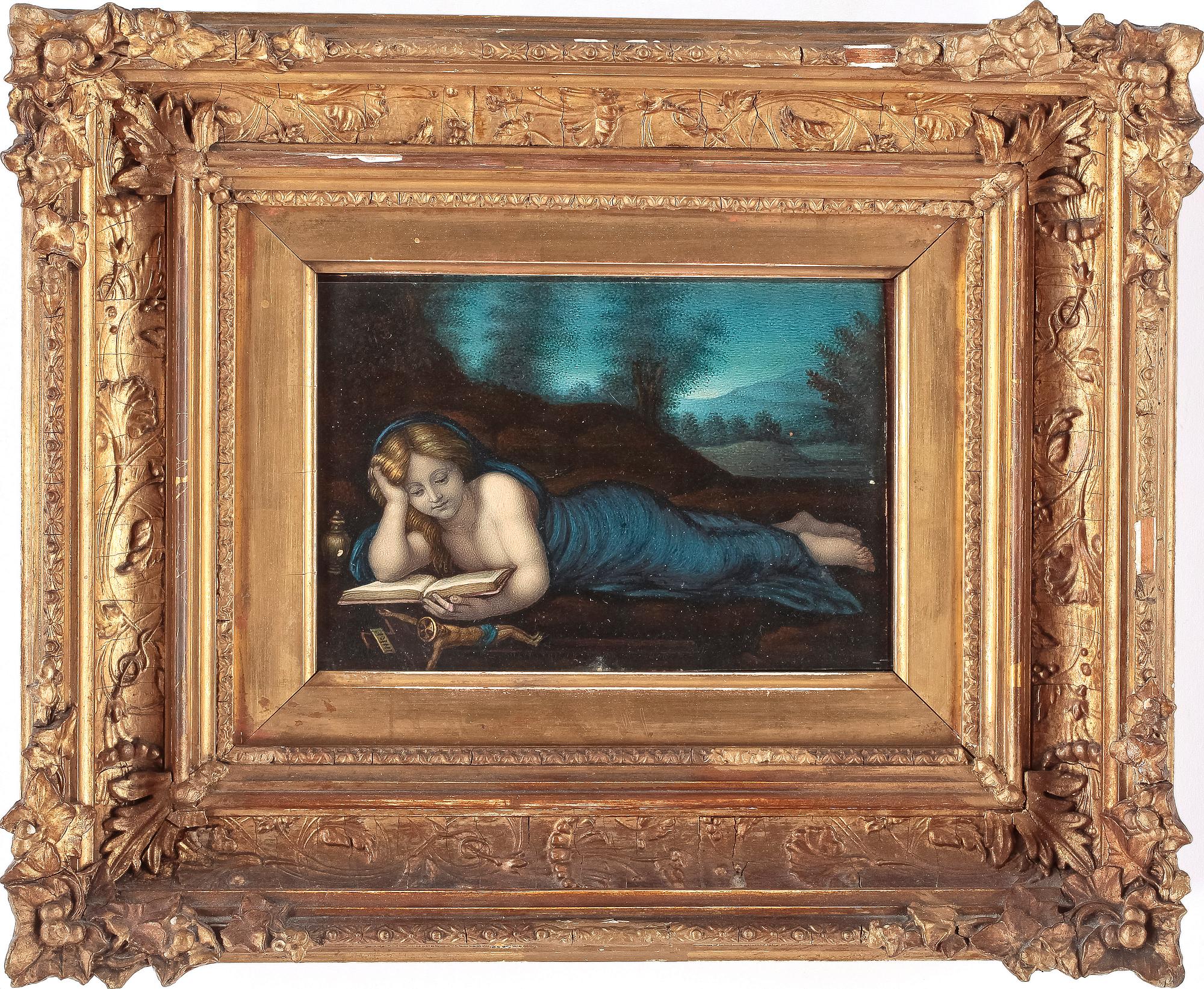 FRANCESCO ALLEGRINI, efter, blandteknik, 1800/1900-tal.