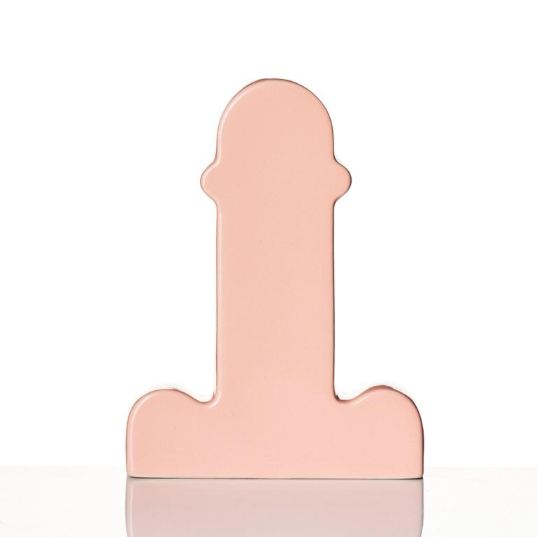 Ettore Sottsass, a 'Shiva' pink glazed ceramic vase, B.D Barcelona, post 1973.