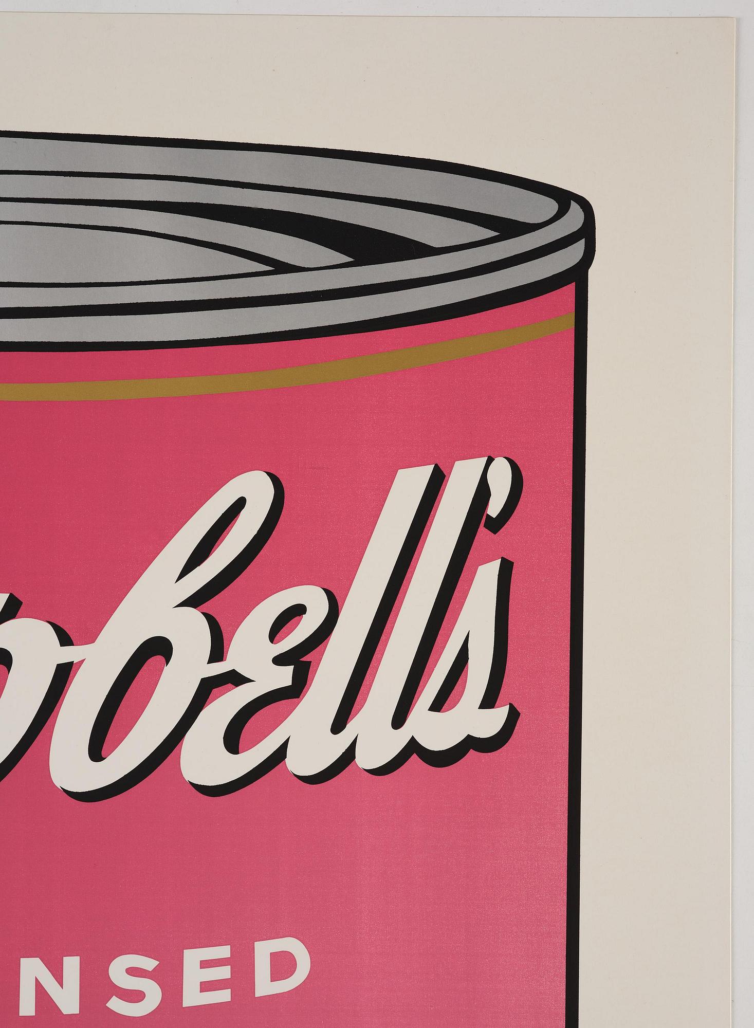 Andy Warhol, "Tomato-Beef Noodle O's", (from: "Campbell's Soup II").