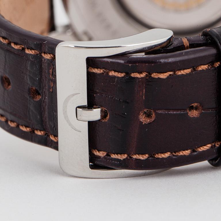 MEISTERSINGER, scrypto, wristwatch, 43 mm.