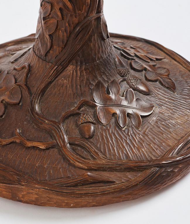 Art Nouveau, golvlampa, Sverige ca 1900.
