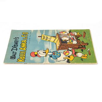 Comic book, Kalle Anka & Co, no. 6, 1949.
