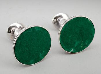 LJUSSTAKAR, 1 par, silver, MGAB, Uppsala 1960-tal.