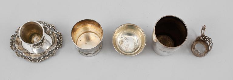 PARTI SILVER, 24 delar, 1900-tal, vikt 600 gram .