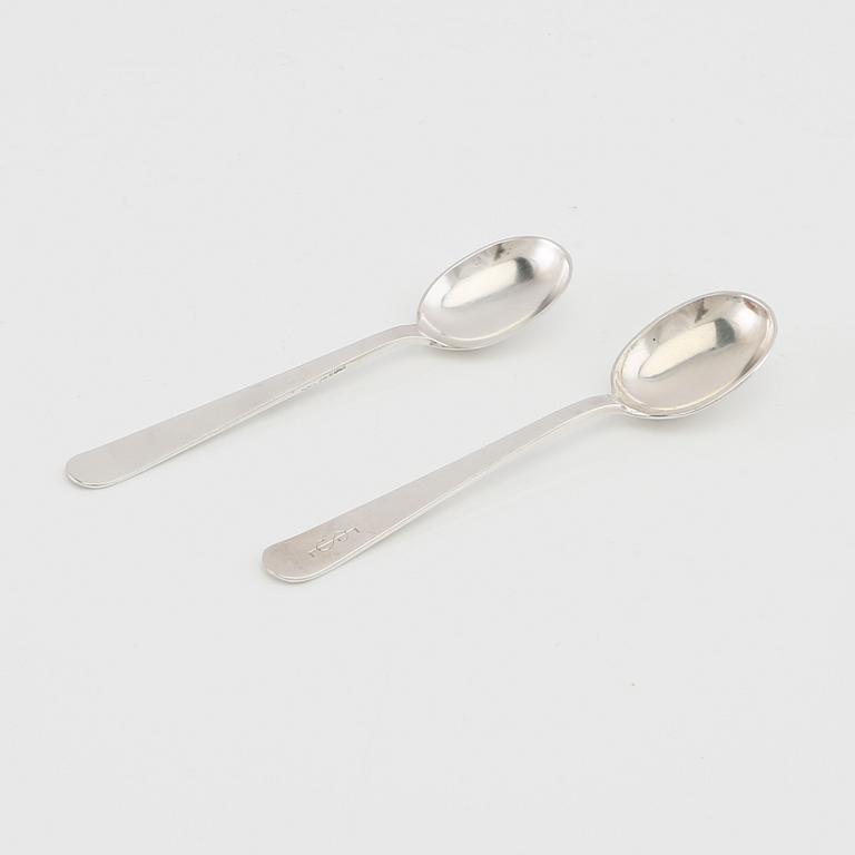 Wiwen Nilsson, 13 silver spoons, Lund 1952 - 1967.