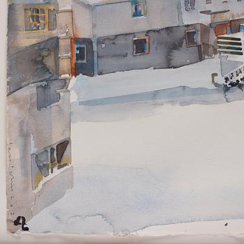Lars Lerin, Motif from Lofoten.