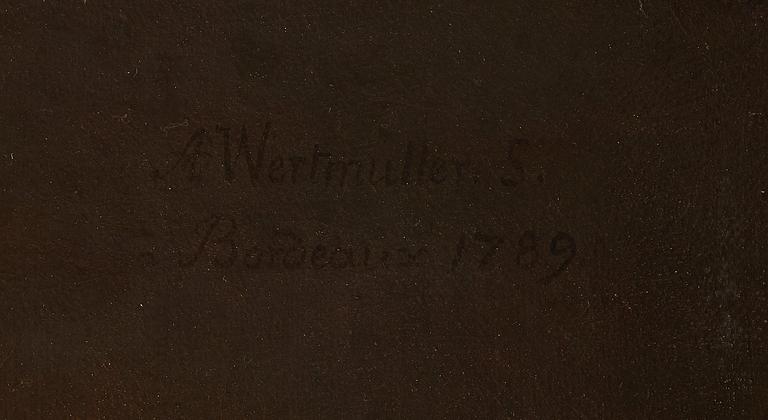 ADOLF ULRIK WERTMÜLLER, A pair. oil on canvas, signed A Wertmüller S. and dated Bordeaux 1789.
