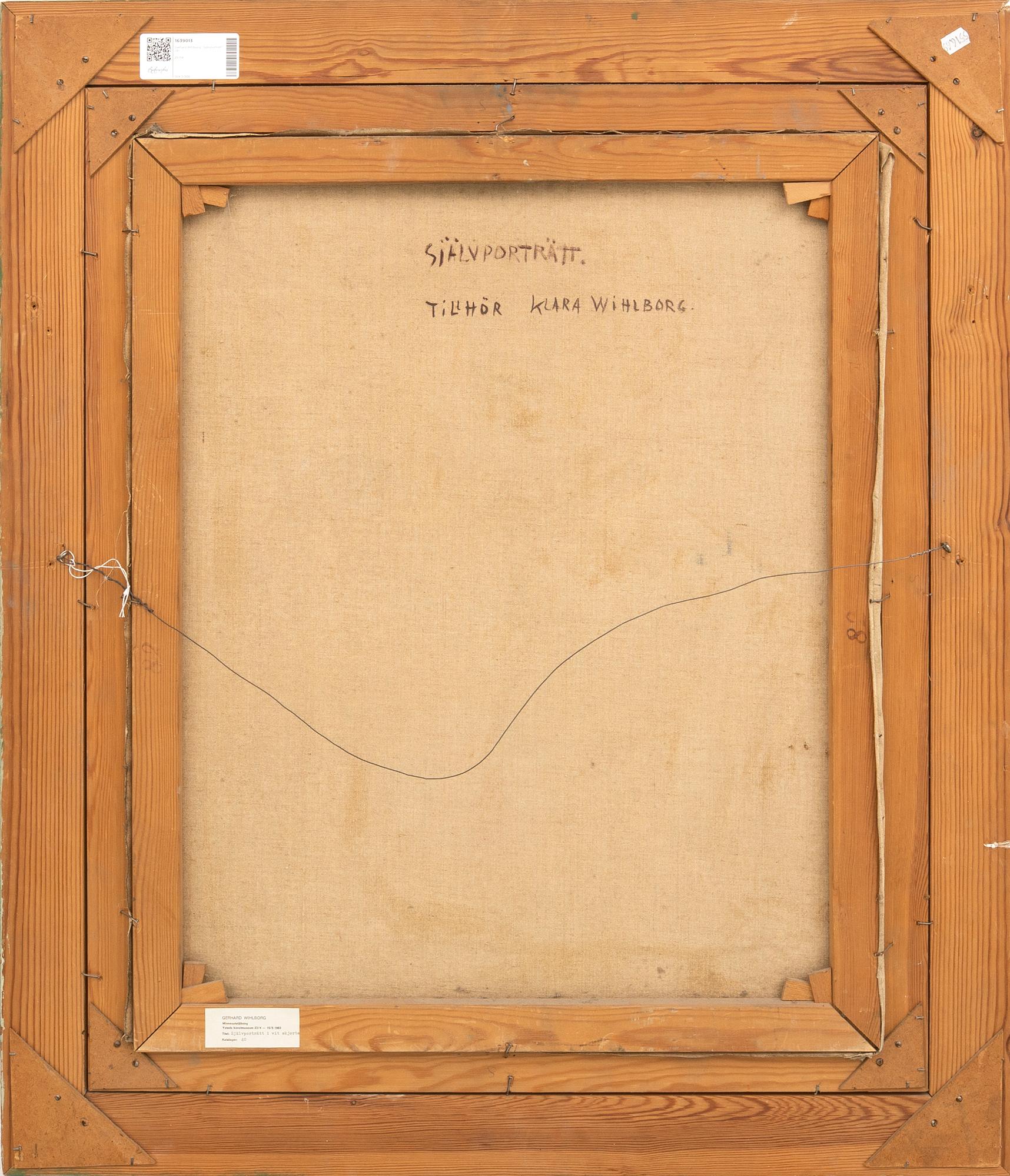 Gerhard Wihlborg, "Självporträtt".