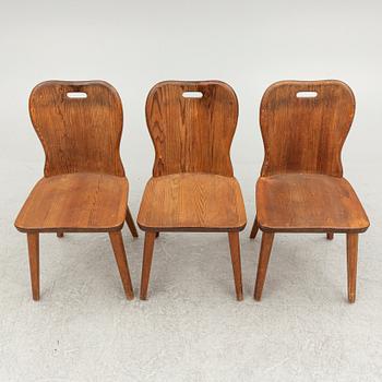 Chairs, 3 pcs, Åby Möbelfabrik, 1930s/40s.