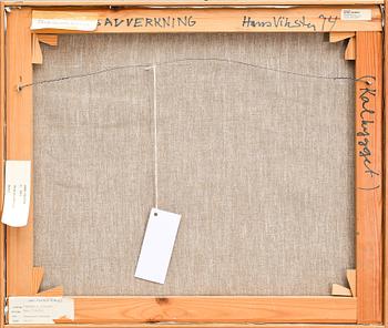 HANS VIKSTEN, akryl på duk, signerad och daterad -74.