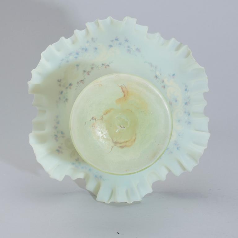 BORDSUPPSATS, glas, omkring 1900.