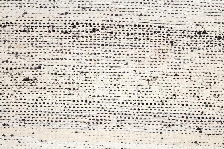 Björn Lundberg, gallerimatta, "Natt och Dag/Dag och Natt", trasmatta, ca 388,5-398 x 128-129 cm.