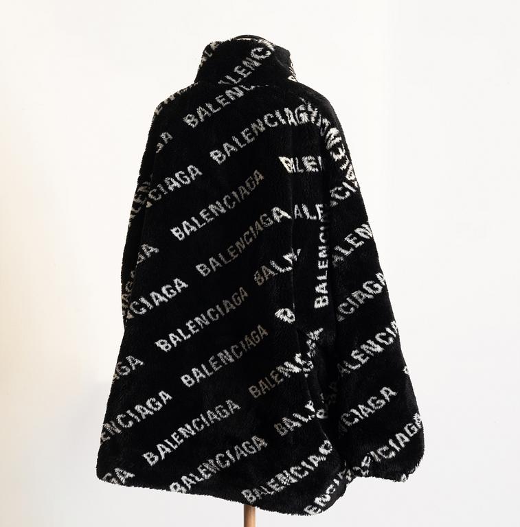 Balenciaga, coat, "Faux Fur Coat", size 38.