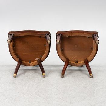 Six chairs, Nils Löfmark, Gothenburg, early 20th century.