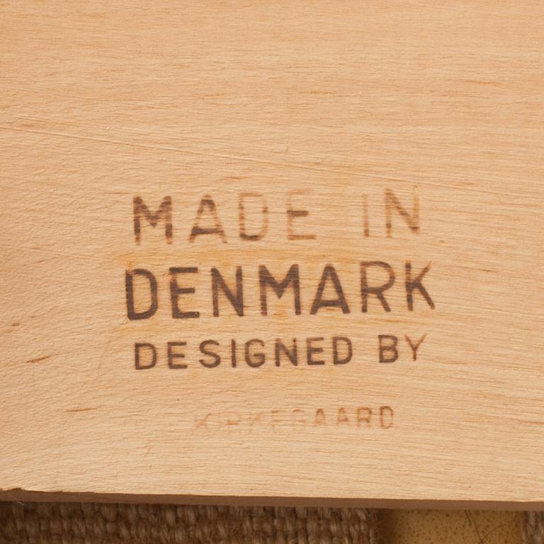 KARMSTOL, Erik Kirkegaard, Höng Stolefabrik, Danmark, märkt.
