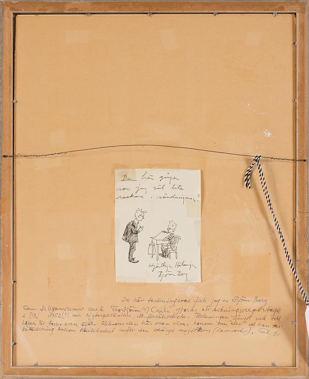 BJÖRN BERG, teckningar 10 st, signerade.