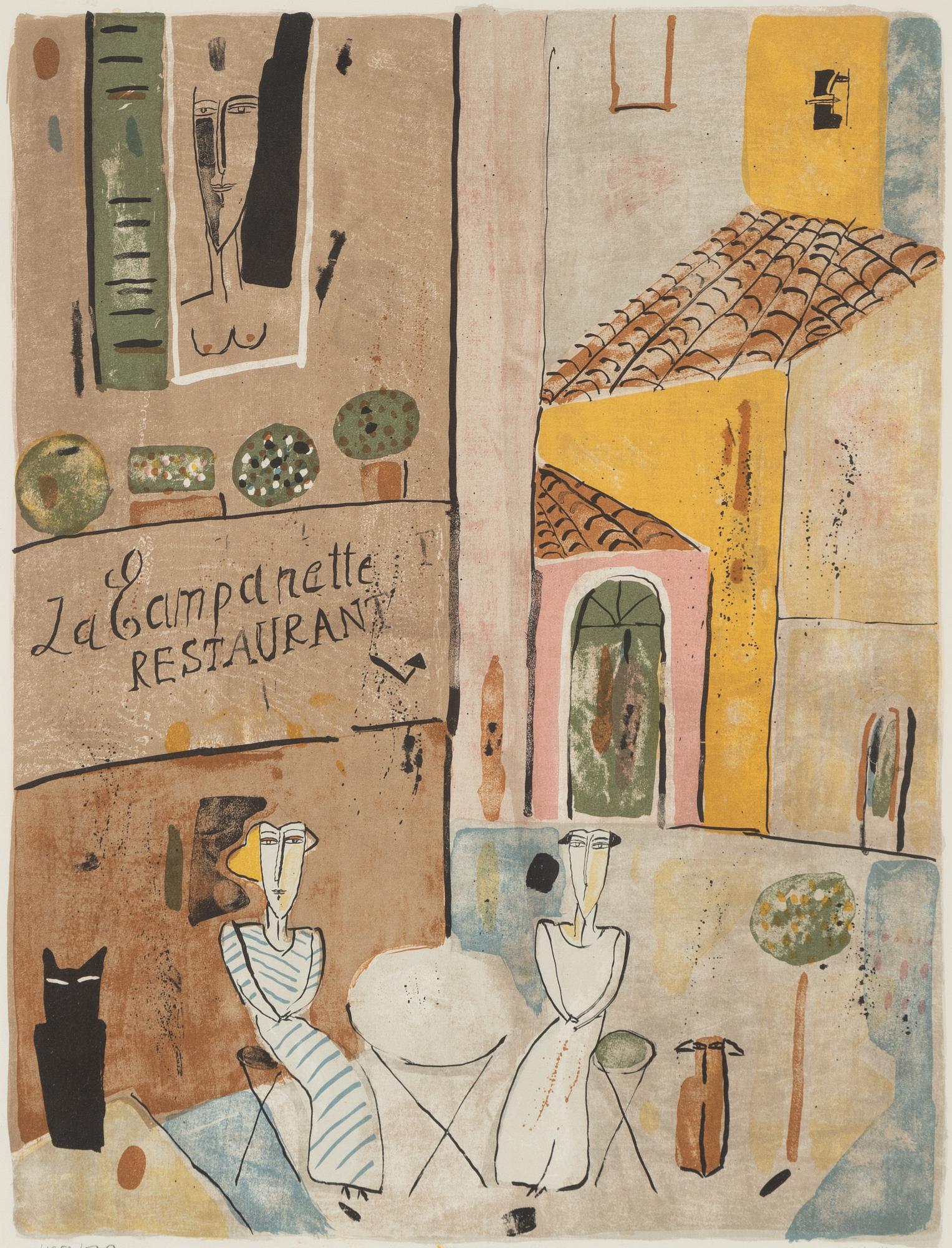 Madeleine Pyk, lithograph in colours, 1994, signed 4353/5000.