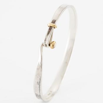 Vivianna Torun Bülow-Hübe, armband sterlingsilver, för Georg Jensen.