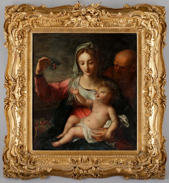 Annibale Carracci Hans efterföljd, Den heliga familjen.