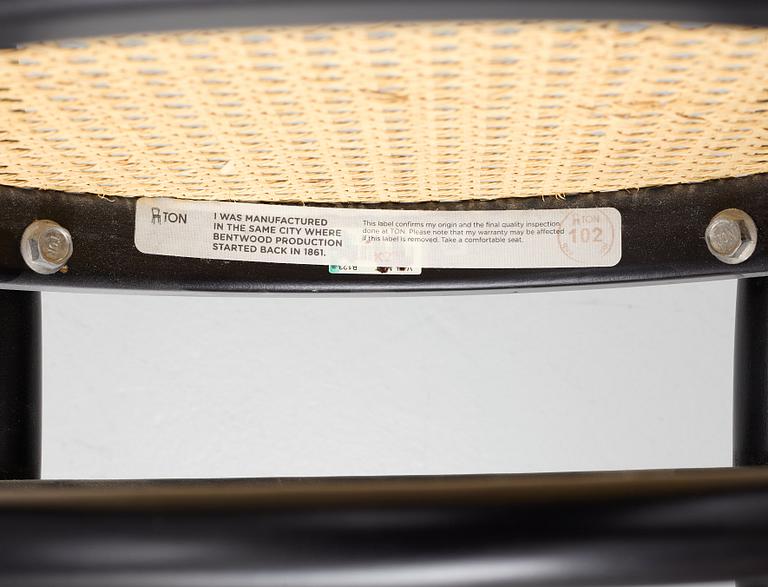 Michael Thonet, stolar, 3 st, modell 14, Ton.