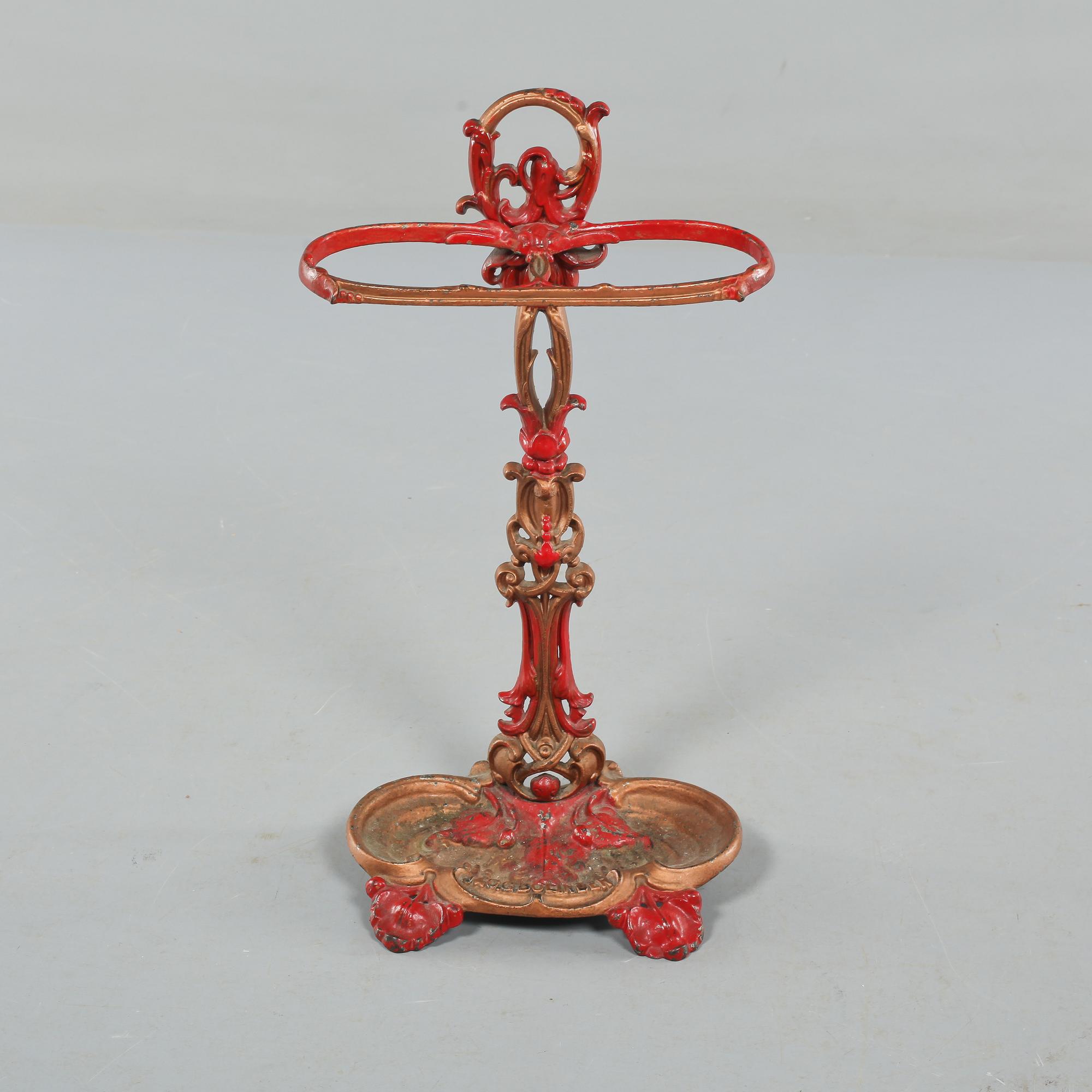 PARAPLYSTÄLL, gjutjärn, Bolinder, 1900-talets första hälft.