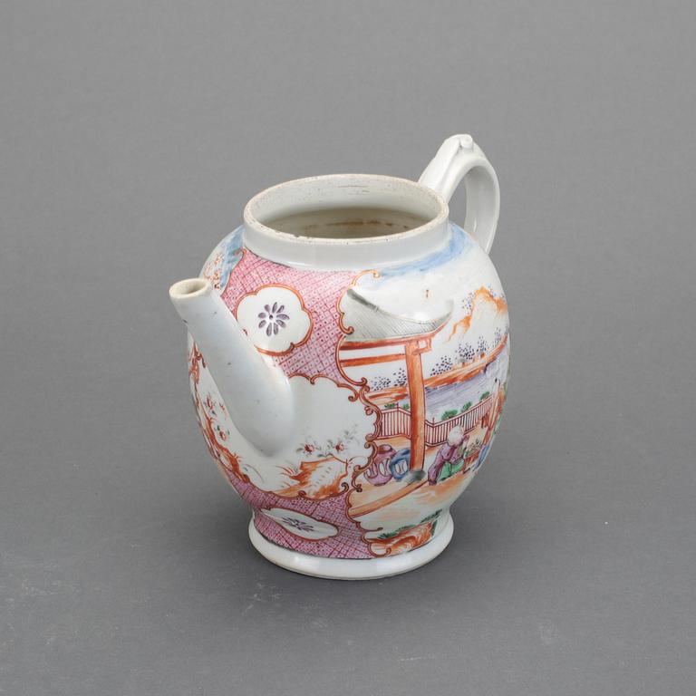 TEKANNA, porslin, Kina, 1700-tal.