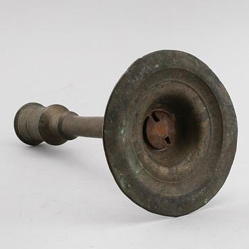 LJUSSTAKE, brons, 1500-tal.