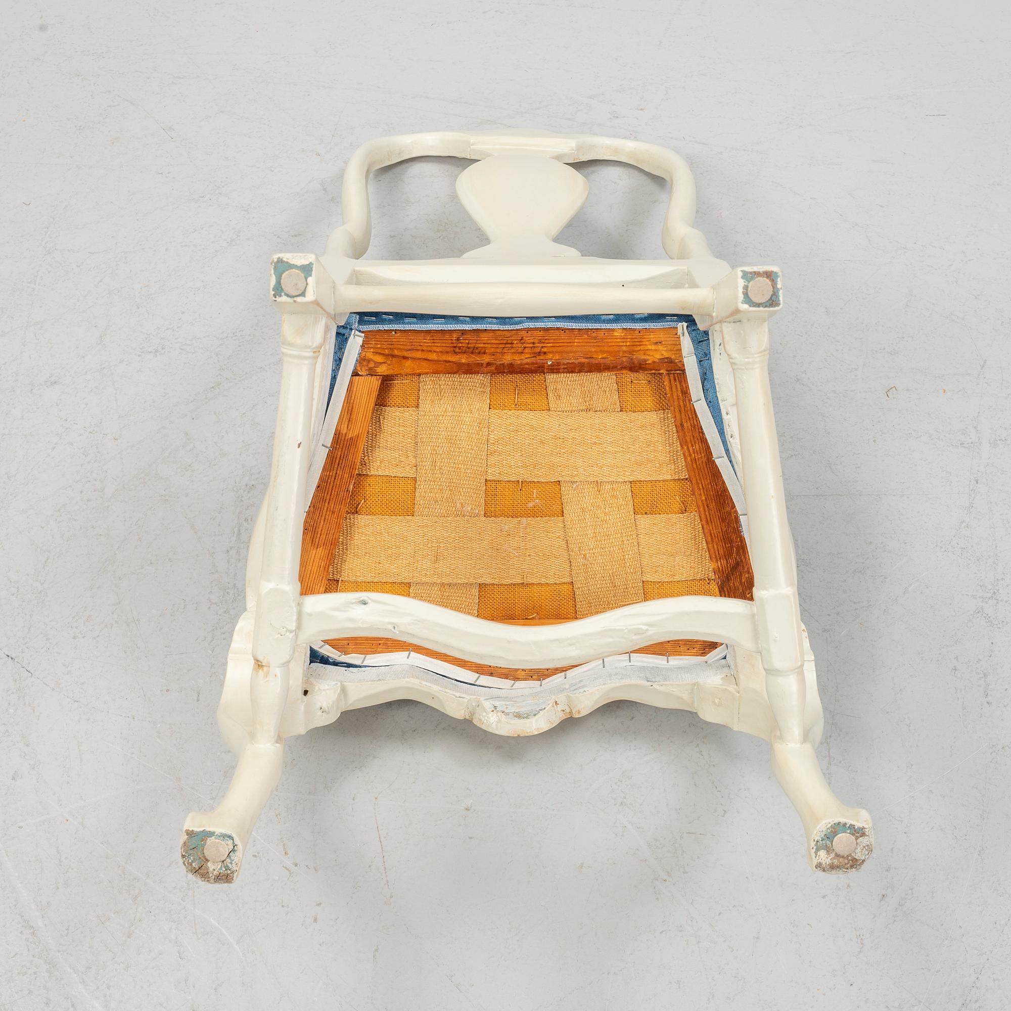 Four 18th Century Chairs.