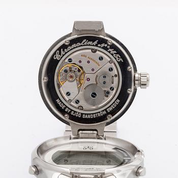 SJÖÖ SANDSTRÖM, Chronolink, wristwatch, 40 mm.