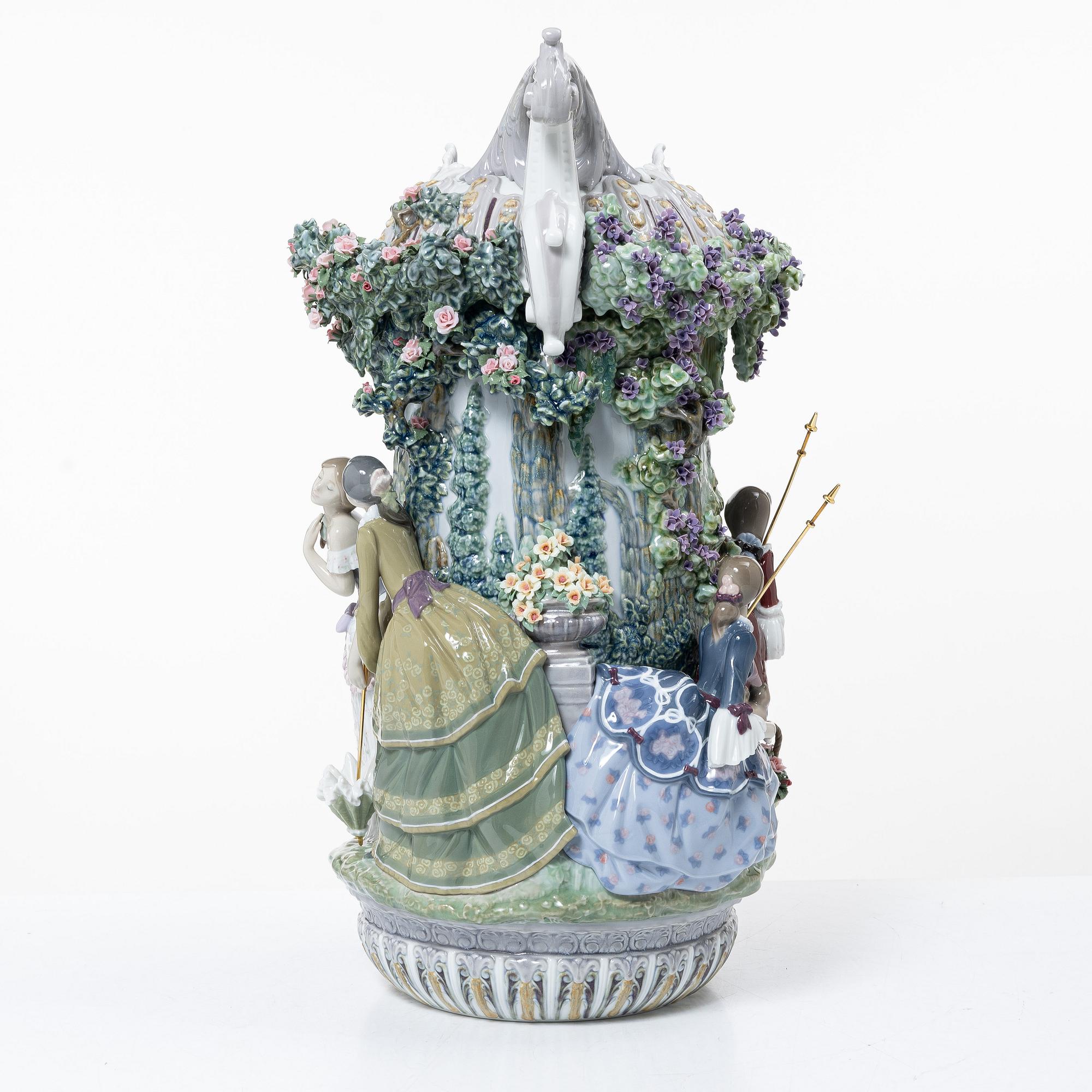 Lladró, "Ladies from Aranjuez vase", vas, Spanien.