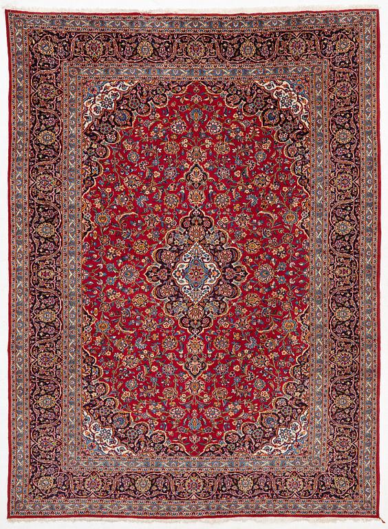 Carpet, Keshan, approx. 410 x 305 cm.