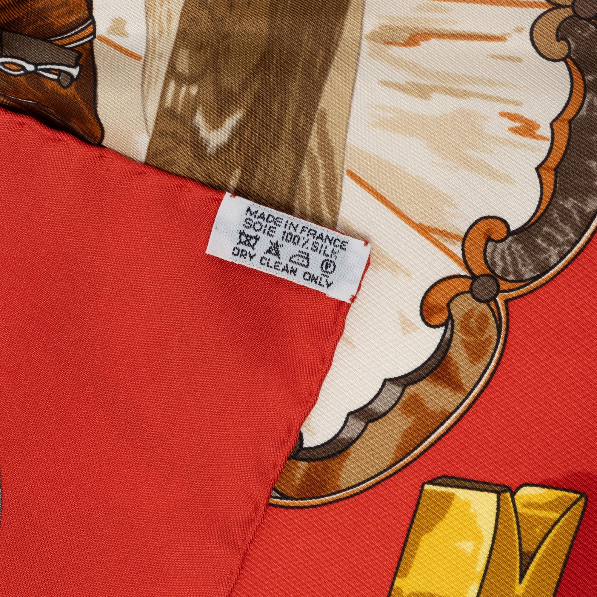 Hermès, scarf, "Copeaux".