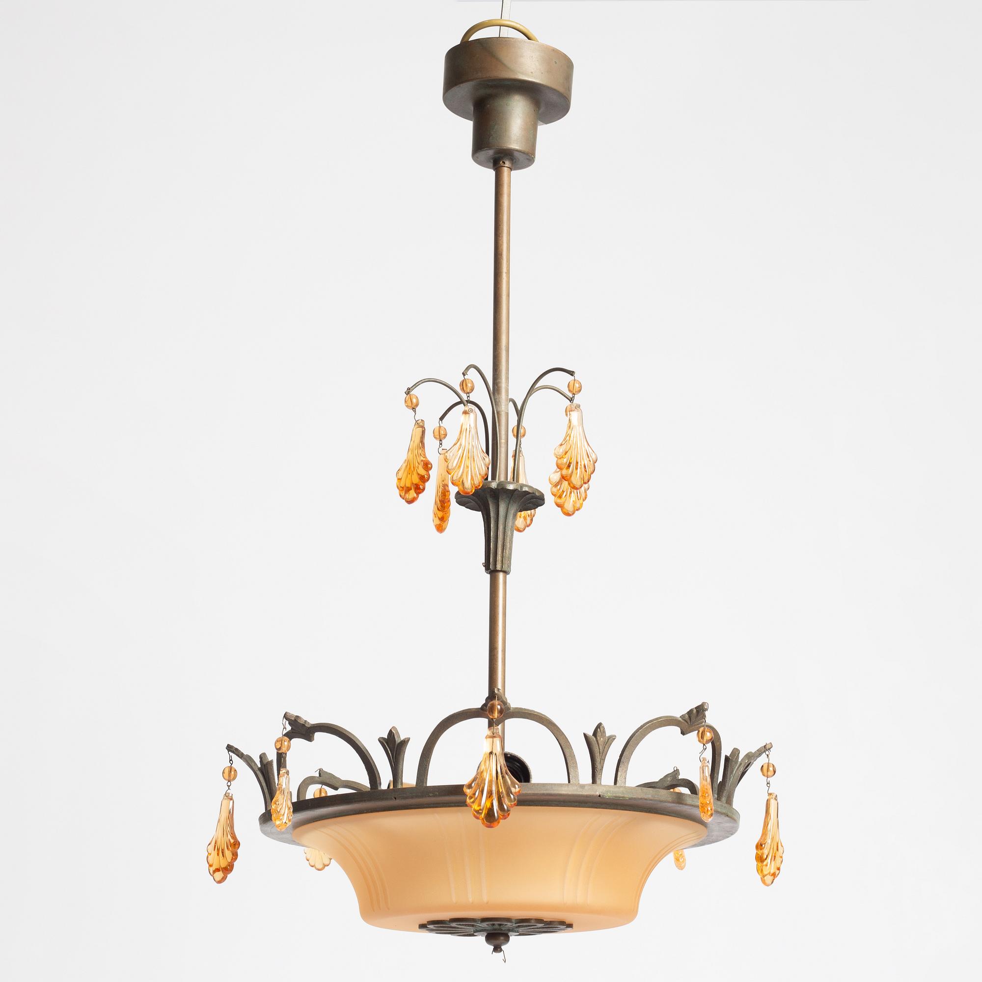 Ceiling lamp, Swedish Grace, 1920s.