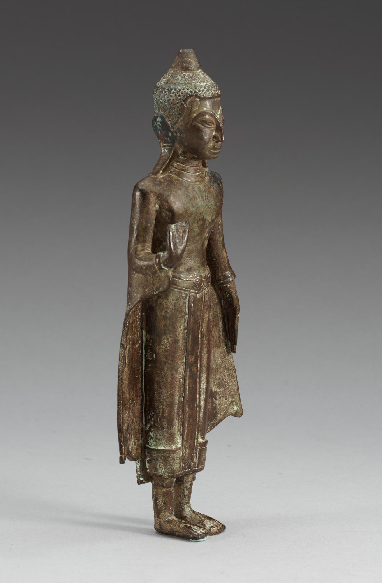 BUDDHA, brons. Thailand, 1700-tal.