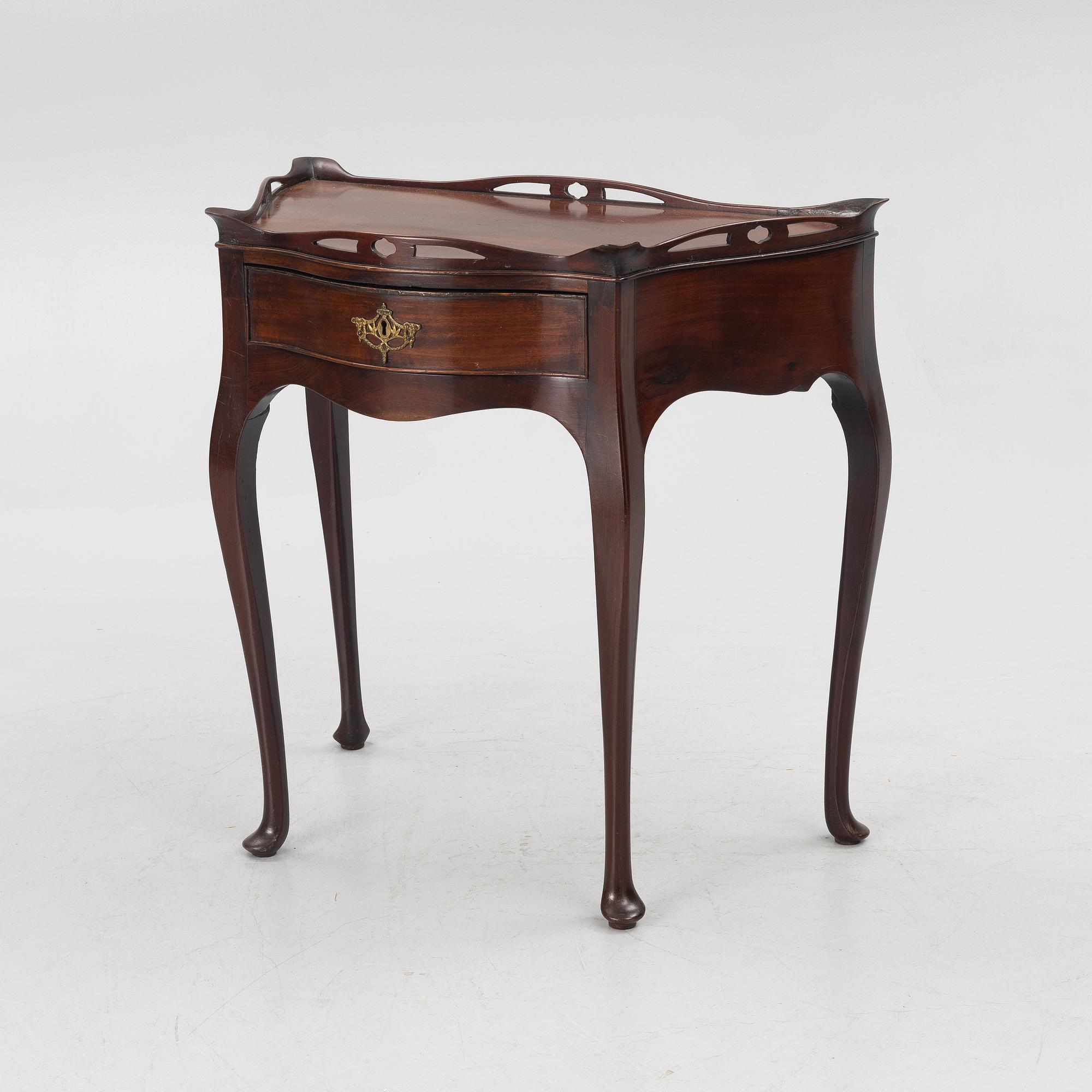A table, circa 1900.