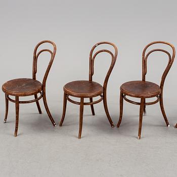 STOLAR, 3 st, märkta Thonet, 1900-talets början.