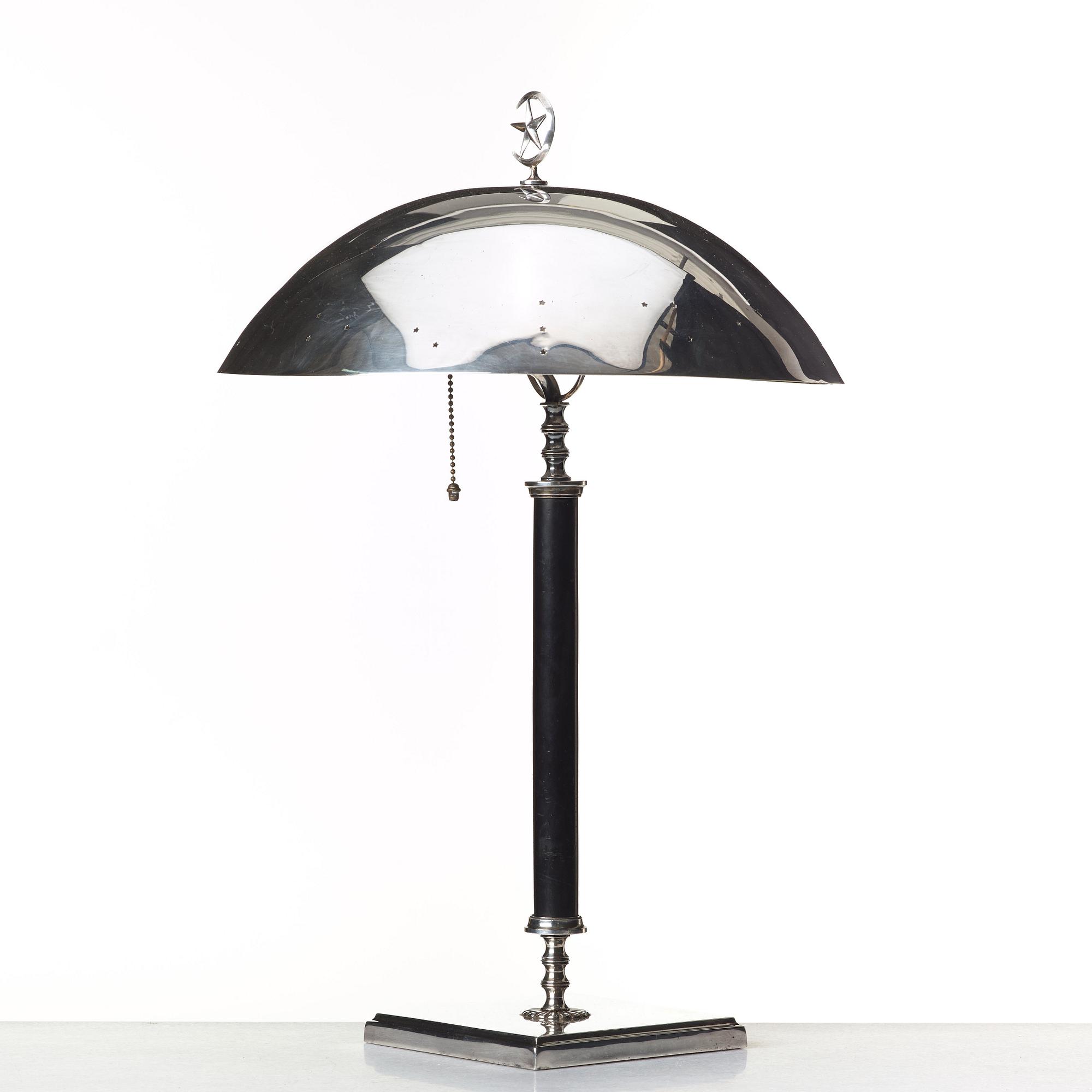Elis Bergh, tillskriven, bordslampa, C G Hallberg, Swedish Grace 1920-tal.
