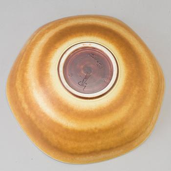 BERNDT FRIBERG, a stoneware bowl from Gustavsberg studio, signed.