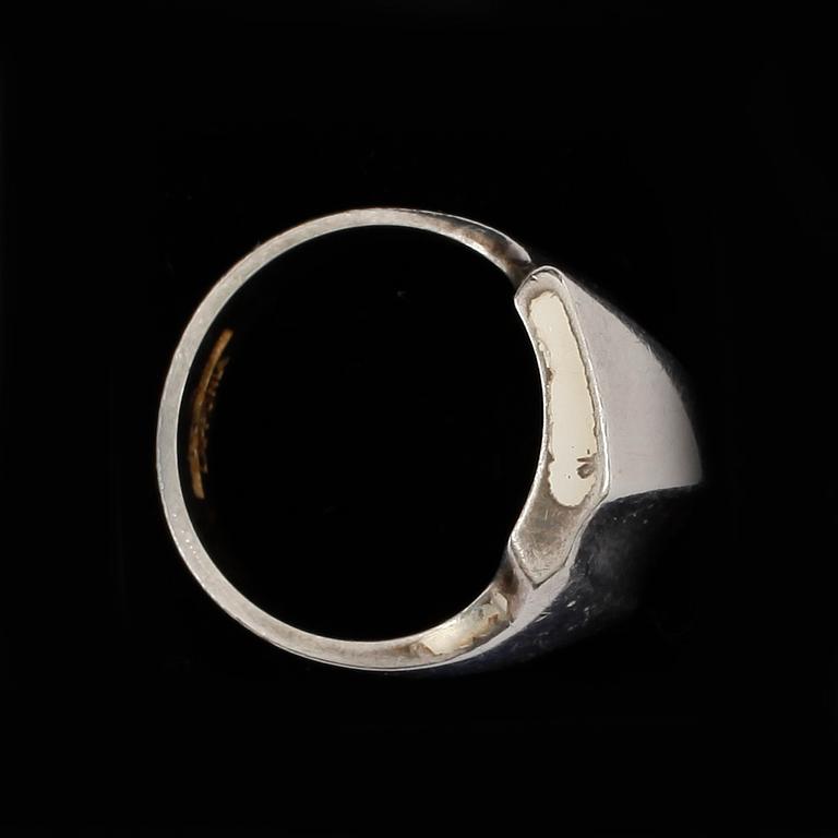 ARMBAND, RING, HALSBAND, silver Lapponia, Finland. 1980-tal.