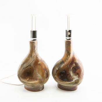 Bordslampor ett par Axella Danmark 1900-talets senare del.