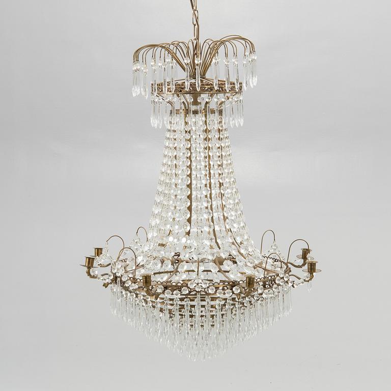 Chandelier, Gustavian style, 20th century.