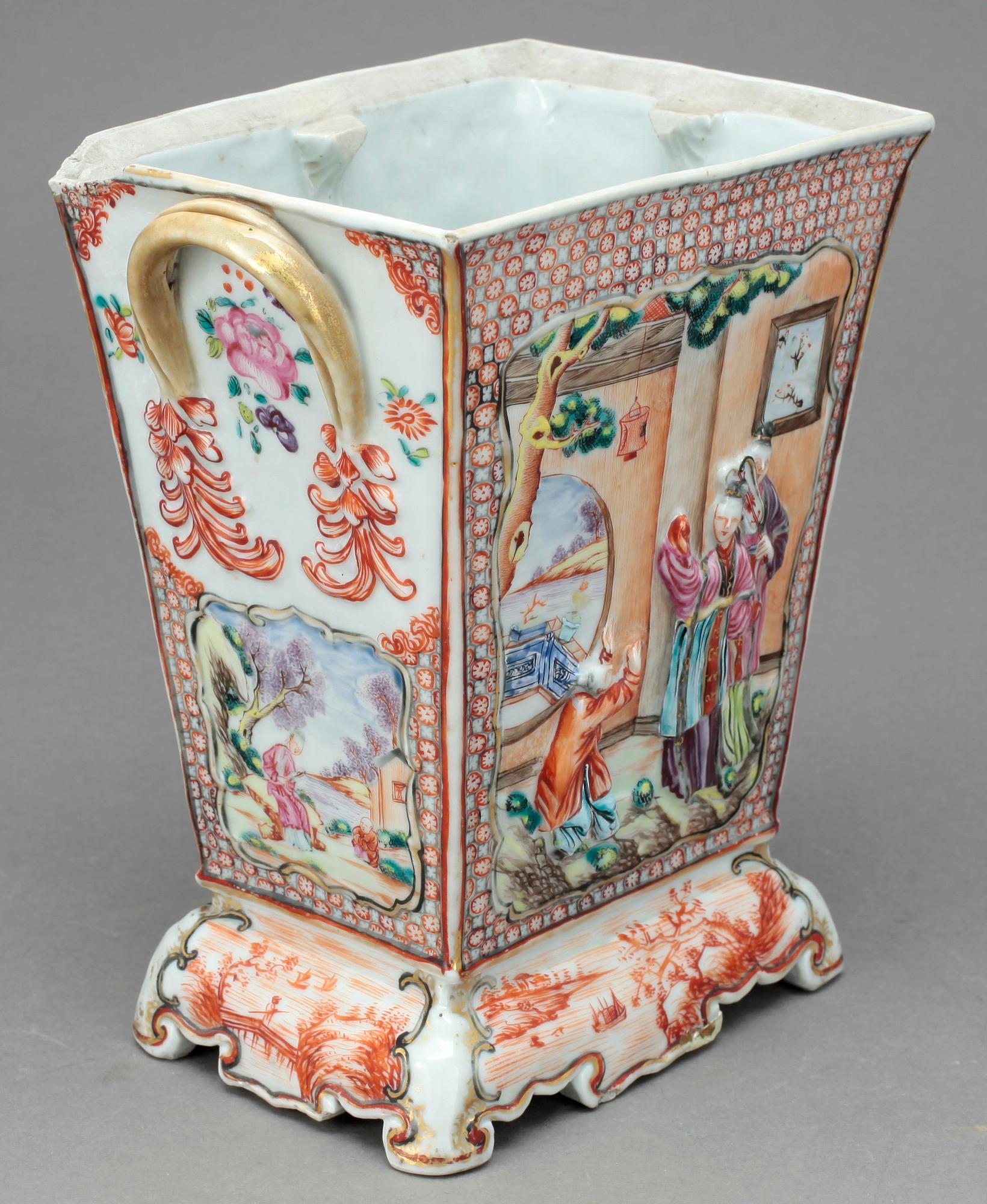 VAS, porslin, Qianlong, Kina, 1700-tal.